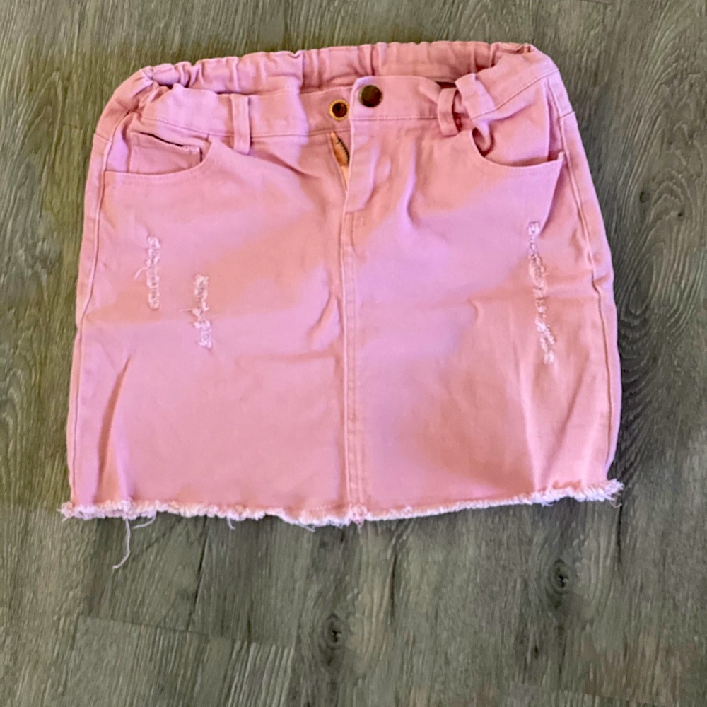 Denim pink skirt by URBANICA